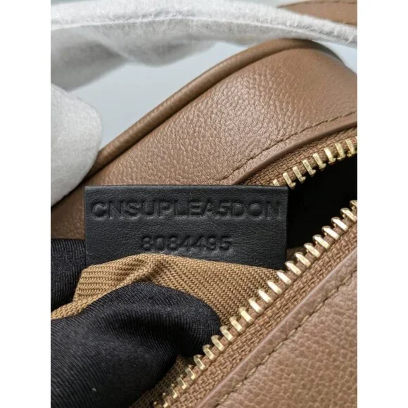 Burberry Vintage Check Large Camera Shoulder Bag Earth 8084495 - Picture 10 of 14